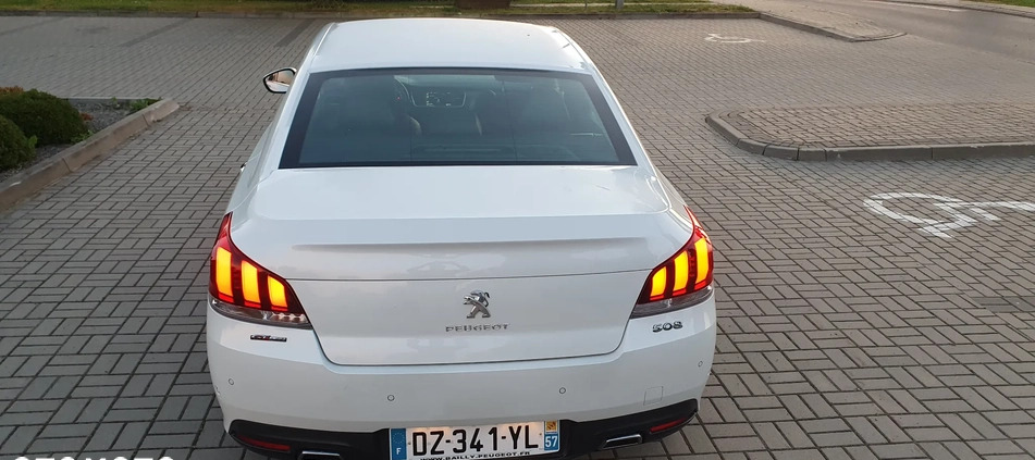 Peugeot 508 cena 52000 przebieg: 116850, rok produkcji 2015 z Chełm małe 742